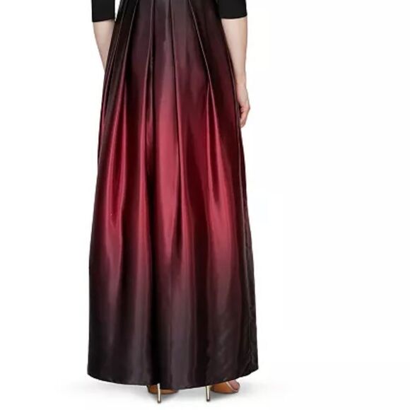 Holiday New Year Pocket Ombré Cocktail Evening Gown Bow ties Back or Front NWT - Picture 3 of 8